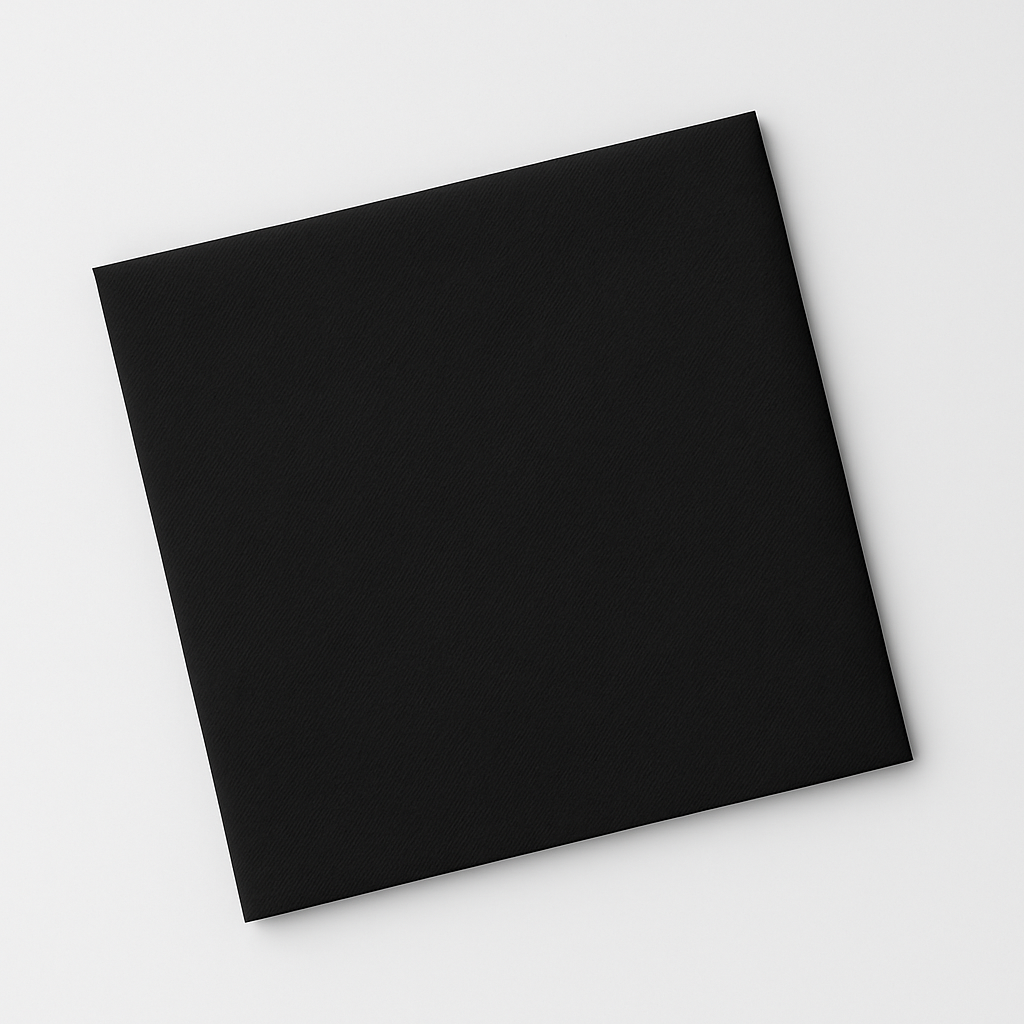 Tablin Airlaid Black Napkin 40x40cm - 4 Fold