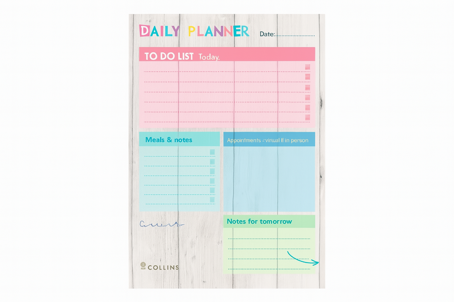 Daily Planner Desk Pad