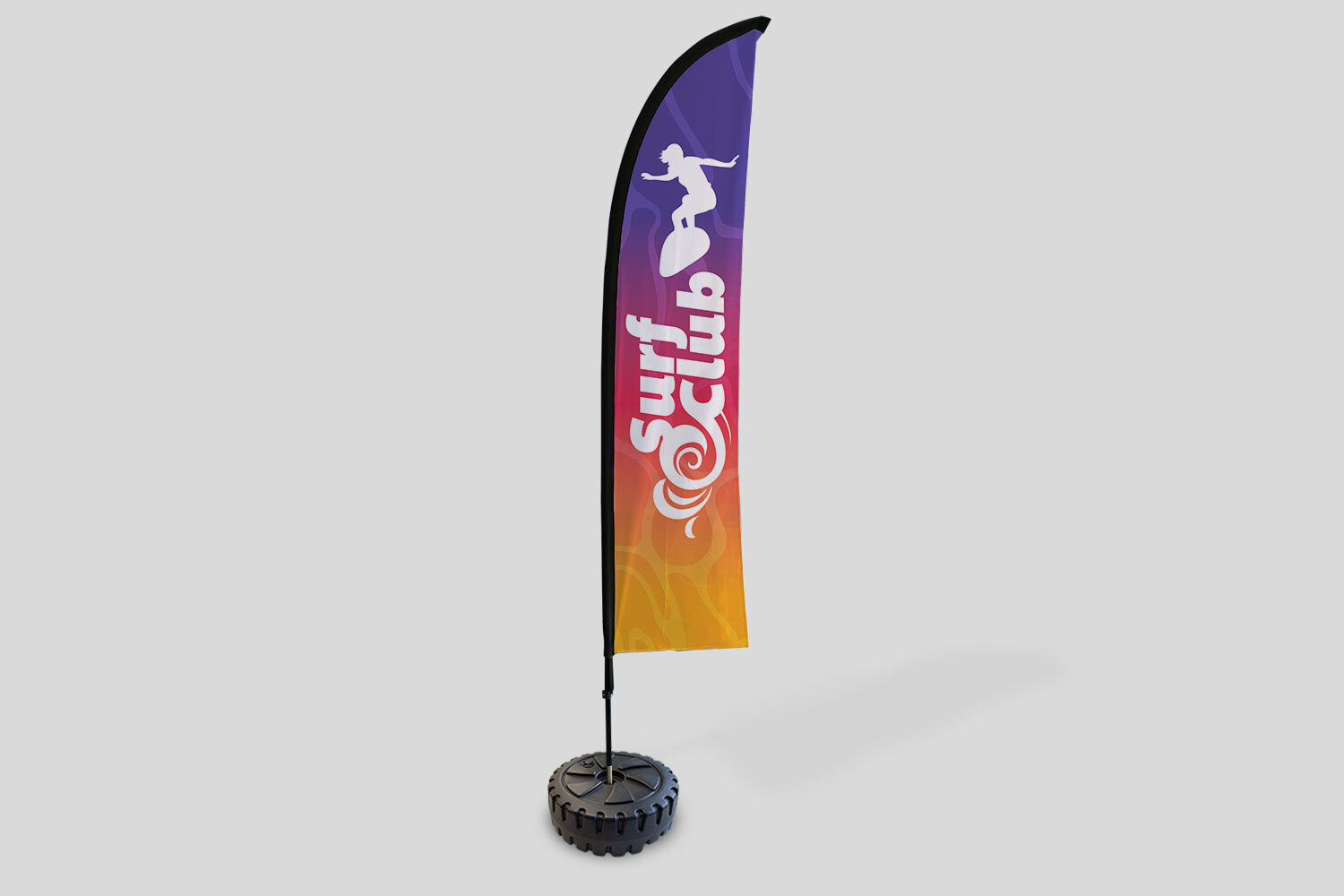 Small Feather Flag - (1860mm x 630mm)