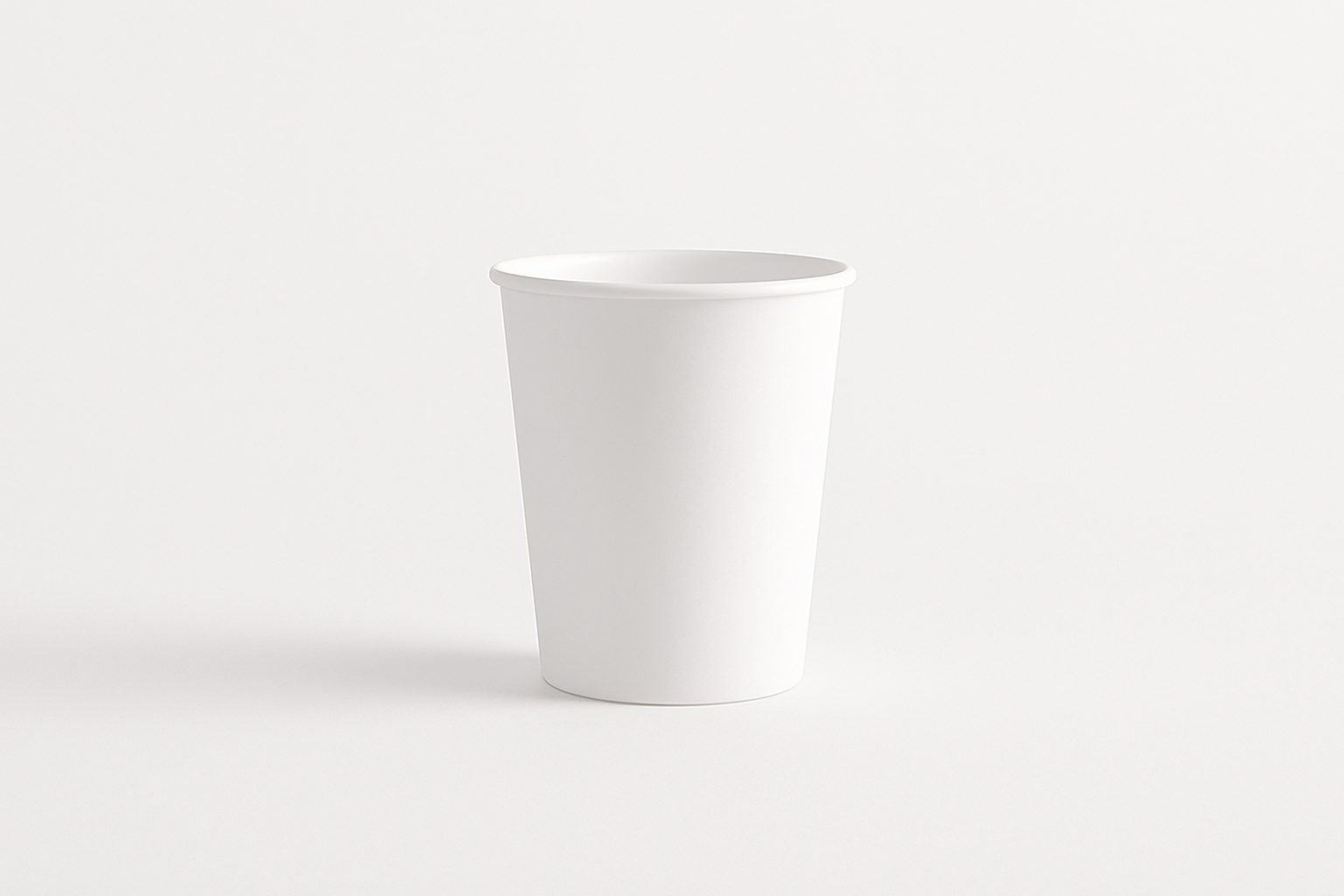 16oz Single Wall Paper Cup White