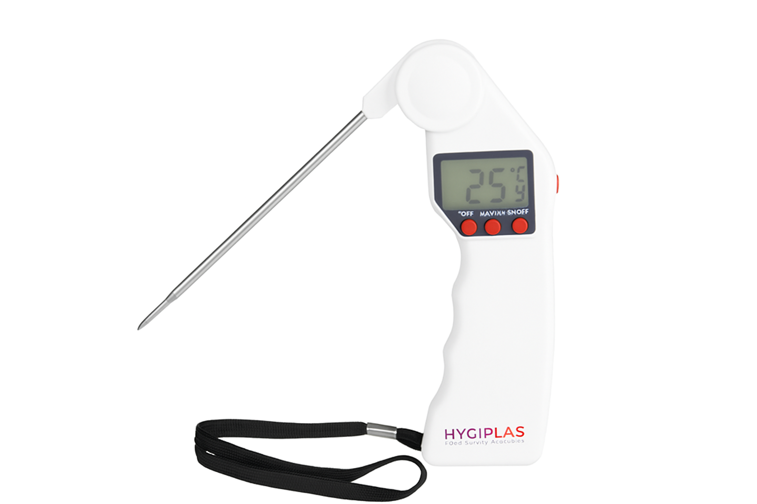 Hygiplas Easytemp Colour Coded White Thermometer