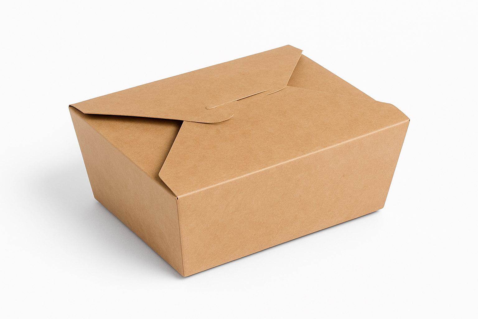 Compostable Paperboard Food Box Size #8 Kraft