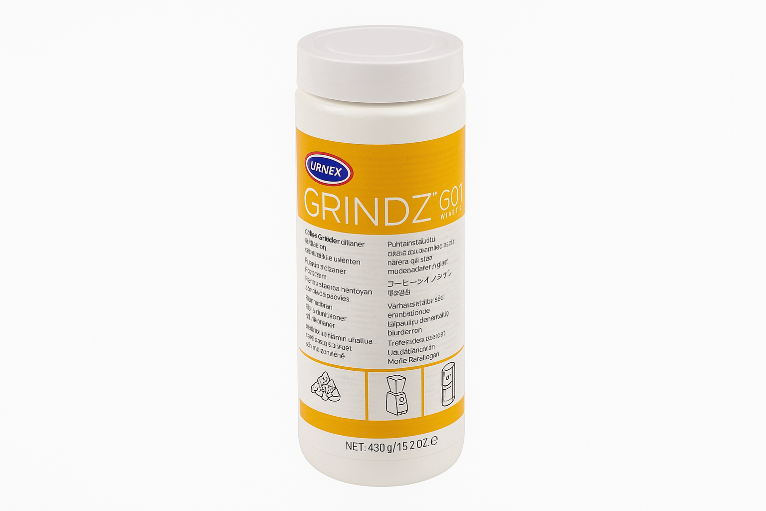 Urnex Grindz grinder cleaning tablets 430g