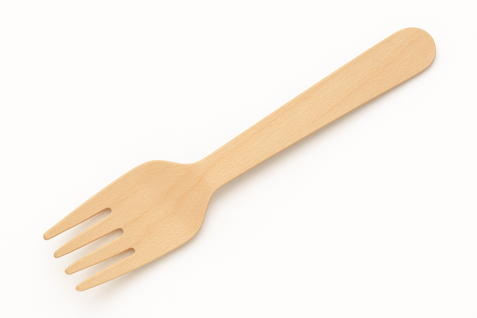 Biodegradable Wooden Fork 160mm Natural