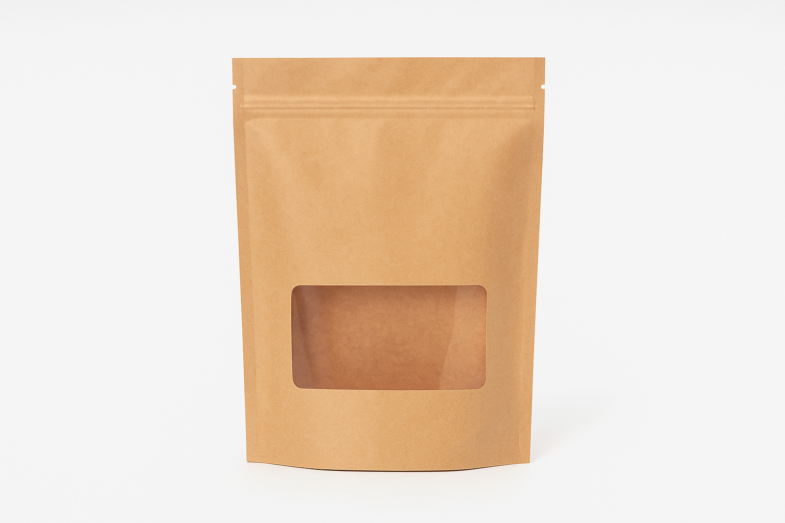 Large T/T Paper Bag With Window Kraft