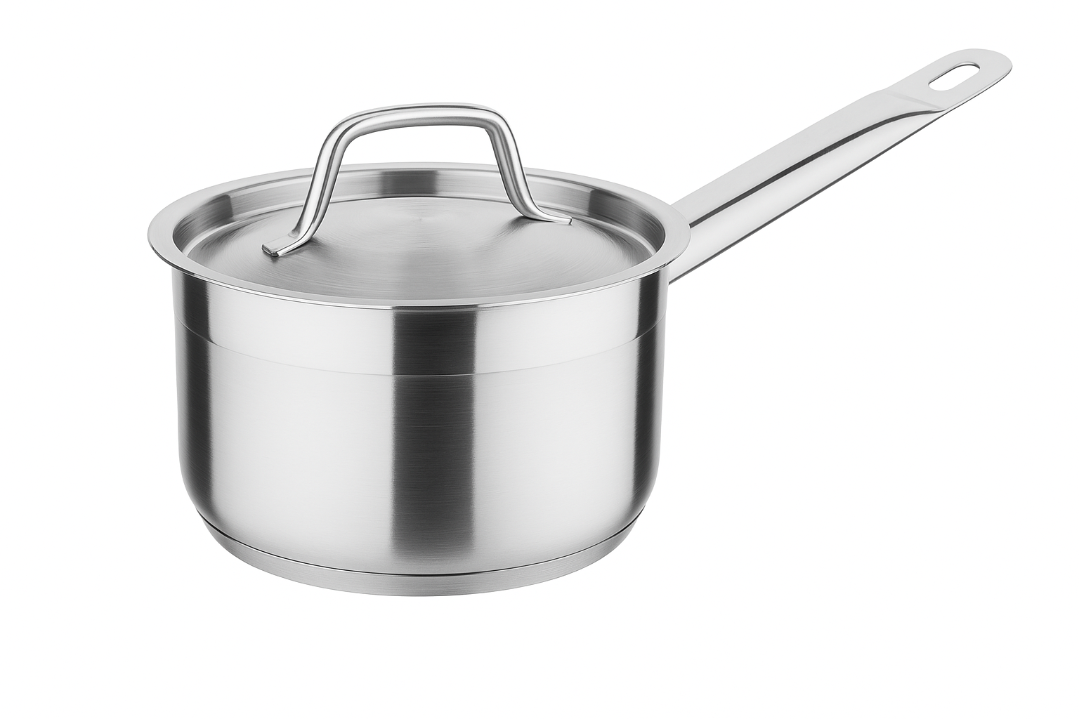 Essentials Stainless Steel Saucepan With Lid 14cm