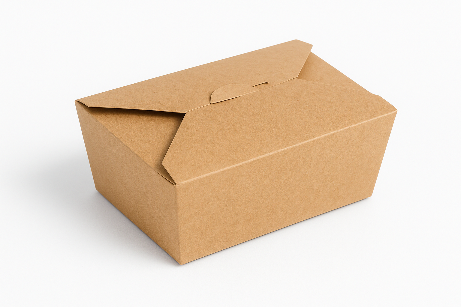 Compostable Paperboard Food Box Size #1 - 750ml - Kraft