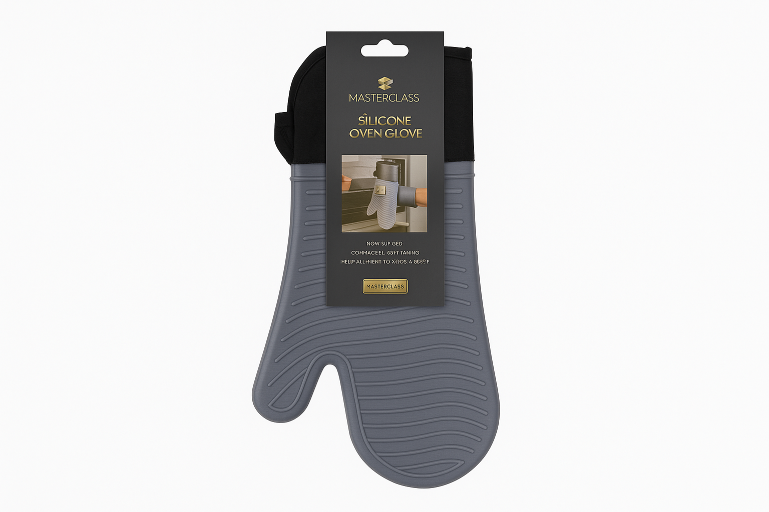 Masterclass Grey Silicone Oven Glove