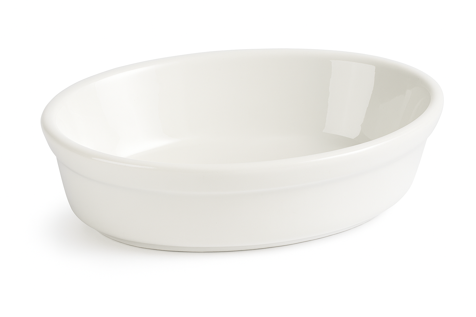 Olympia Whiteware Oval Pie Bowls 145mm