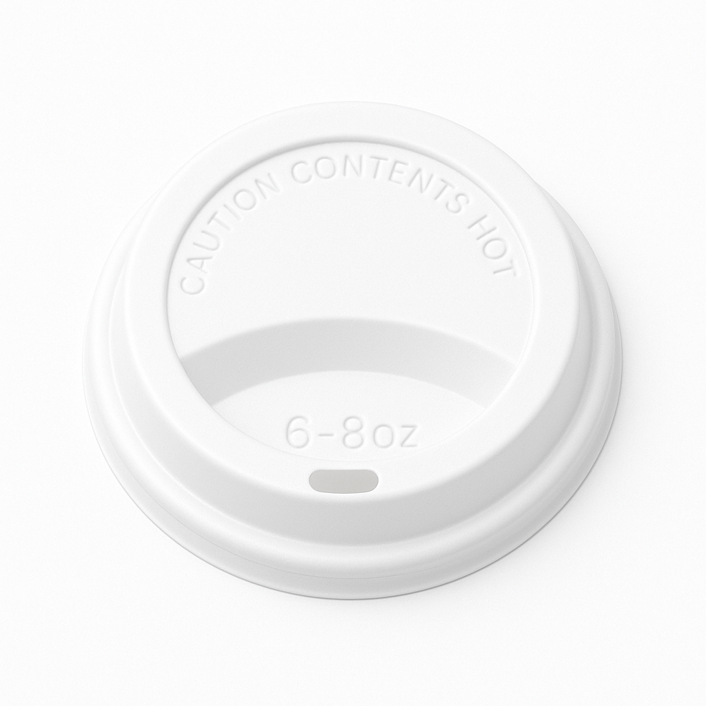 6-8oz Lid For Paper Cup White