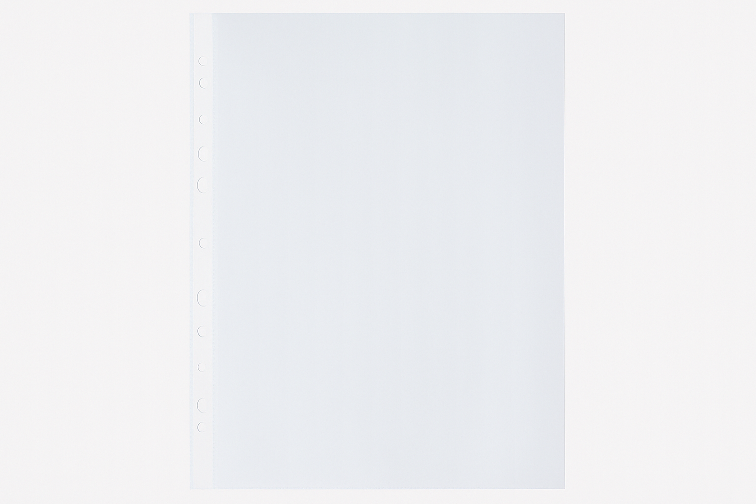 A4 Punched Pockets Clear